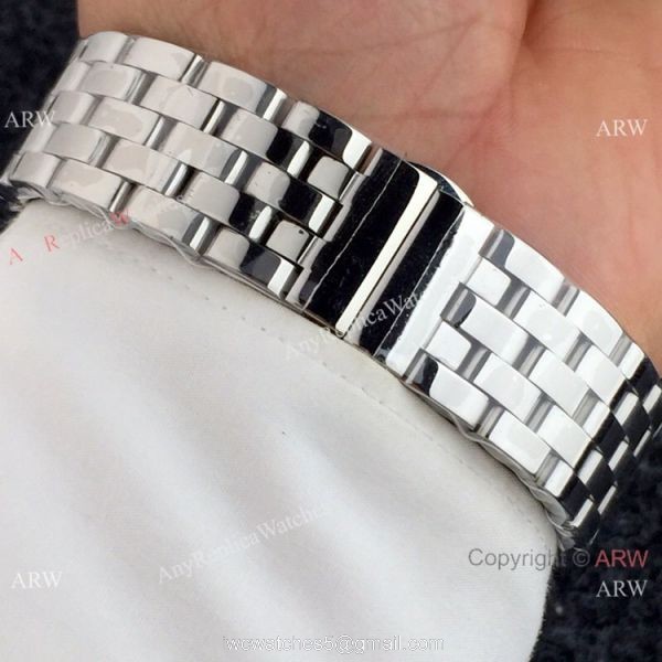 Replica Vacheron Constantin Geneve Automatic Watch SS Black Face 7