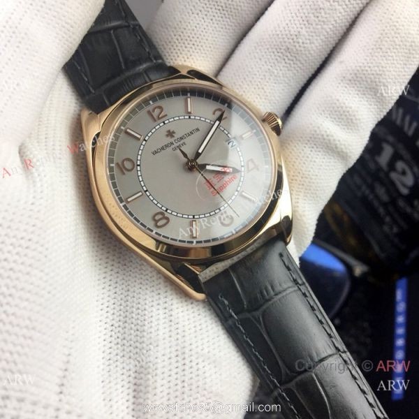 Vacheron Constantin Copy Watch Rose Gold Mesh Bracelet 7