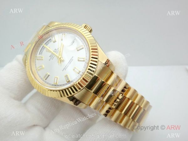 Replica Rolex Presidential Diamond Day-Date 40mm Yellow Gold Watch 7