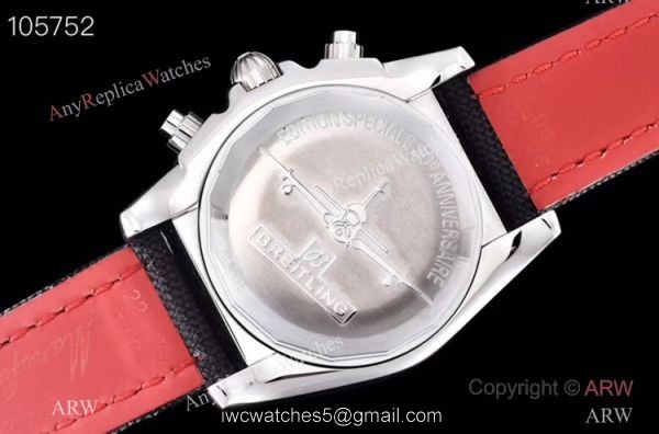 GF Replica Breitling Chronomat Aermacchi Asia 7750 Watch SS Panda Face 7