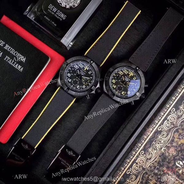 Best Copy Breitling Avenger Hurricane Solid Black Watch 43mm 7