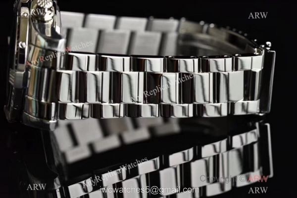 Swiss Grade Replica Breitling Super Avenger II 7750 Watch Stainless Steel Blue Face 7