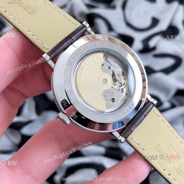 Copy Breguet Classique Automatic Watches Rose Gold Silver Dial 7
