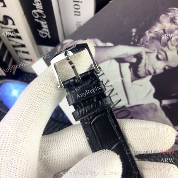 High Quality Copy Breguet Classique Mens Watch SS Black Leather Strap 7
