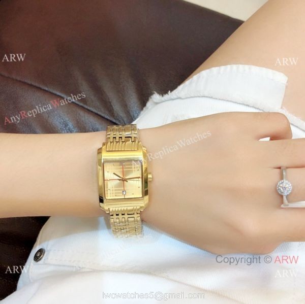 Replica Burberry All Gold Watch 25mm Women Size Quartz Movement 7