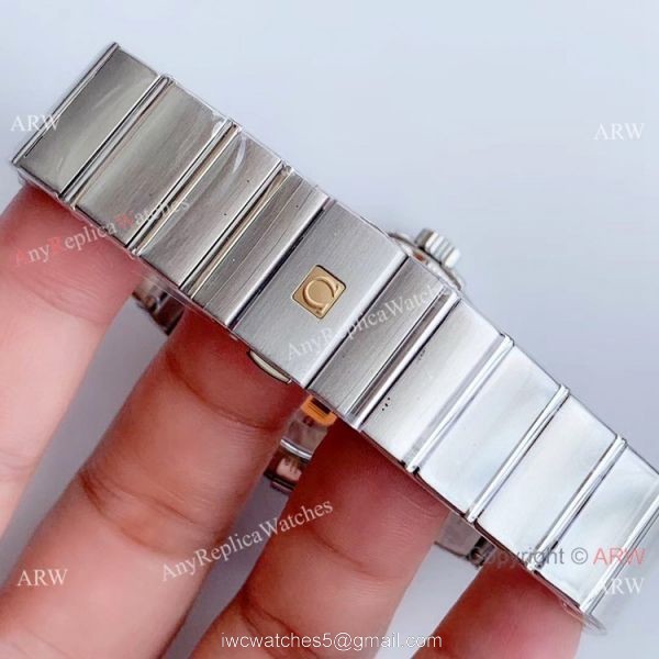 VSF 1:1 Best Edition Omega Constellation Stainless Steel Black Dial Replica Watch 8500 7