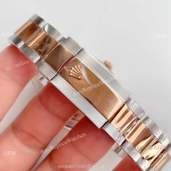 Copy Rolex Datejust 2-Tone Rose Gold 126331 ETA 2824 Watch Rolex AR Factory 7
