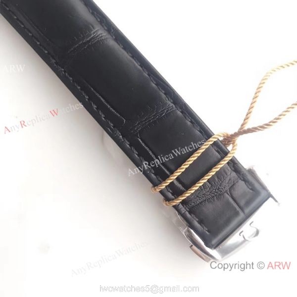 Copy Omega De Ville Hour Vision VSF 1:1 8500 Watch Dark Blue Leather Strap 7