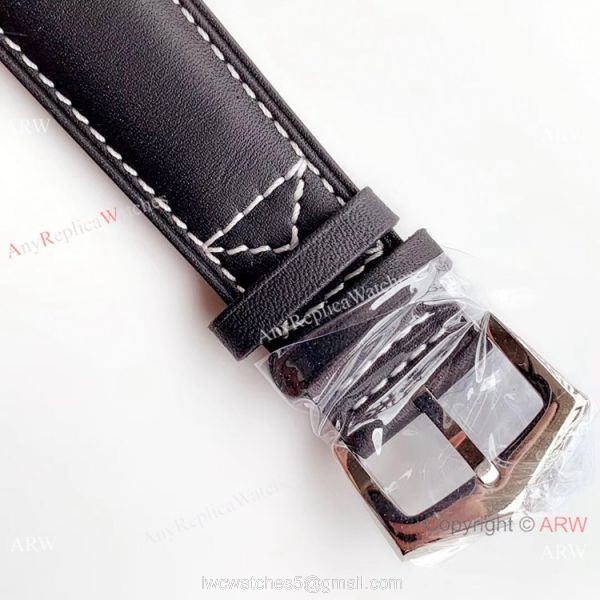 (GR ) New Replica Patek Philippe Calatrava Pilot Travel Time SS Blue Dial Watch 42mm 7