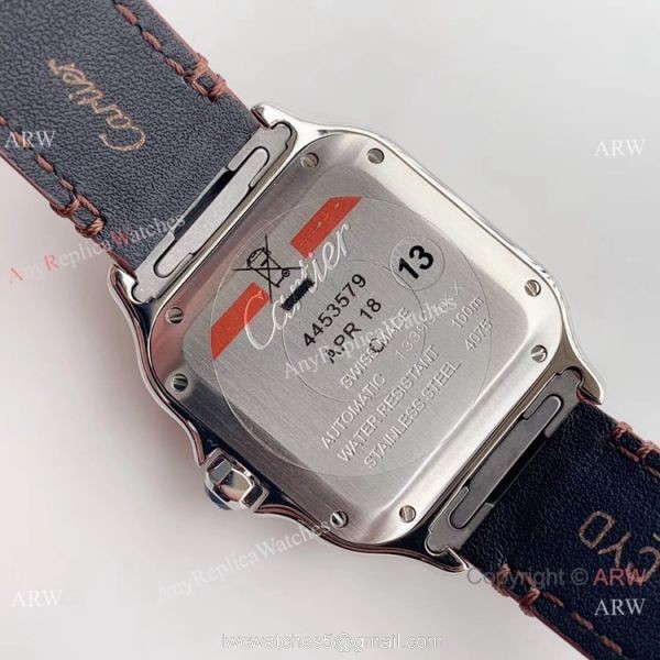 Swiss Grade Copy Cartier Santos HBBv6 Automatic Watch Two Tone Rose Gold 7