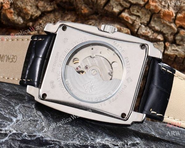 Replica Patek Philippe Gondolo SS Diamonds Watch White Moonphase Dial 7