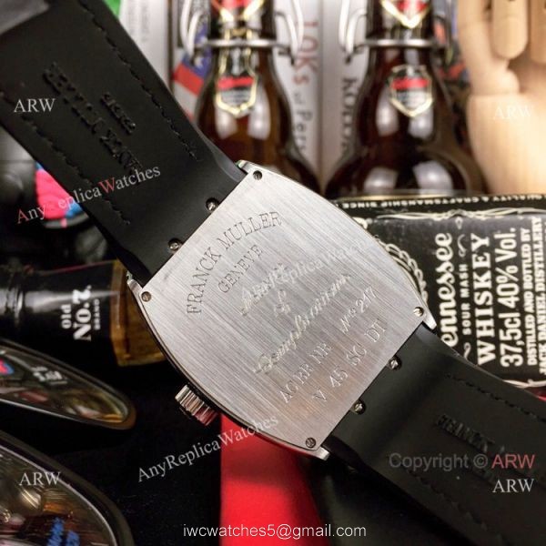 New Copy Franck Muller Vanguard Yachting V 45 Watch Diamond Face 54mm 7