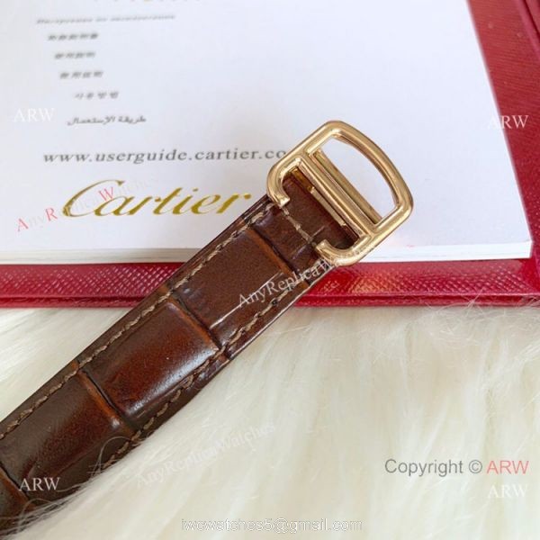 Copy Cartier Ballon Bleu quartz 36mm Watch White CeramicRose Gold Case 7