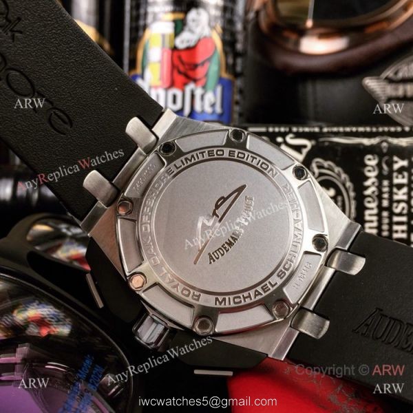 Copy AP Royal Oak offshore Michael Schumacher SS Chronograph Watches 7