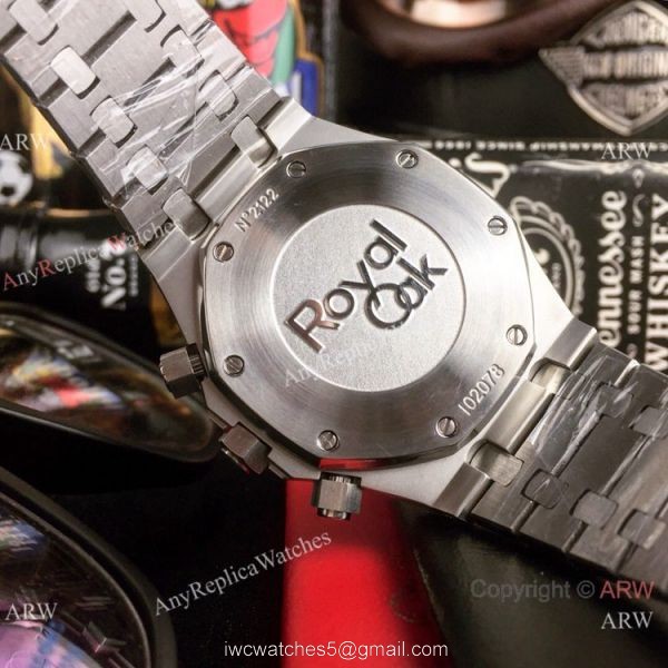 Copy Audemars Piguet Royal Oak Stainless Steel Blue Sub-dials Watch New Style 7