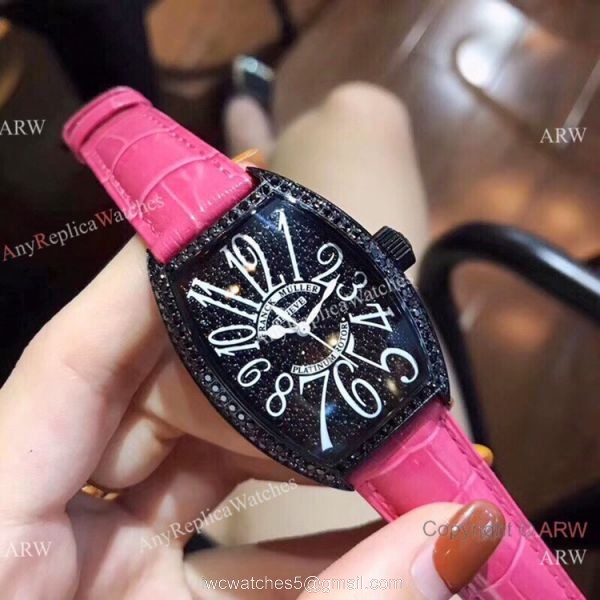Franck Muller Platinum Rotor Black Diamond Men Watch Knock off Watches China 7