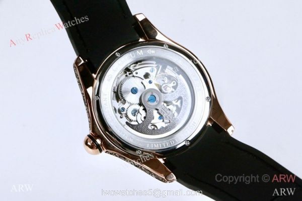 Corum Bubble Squelette &8216;Tattoo Rose Gold Watch Replica Corum Watches 7