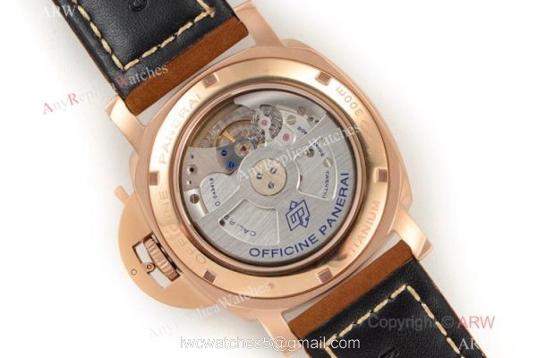 Swiss Grade A Luminor Panerai PAM00028 Power Reserve Copy Watch Rose Gold 7