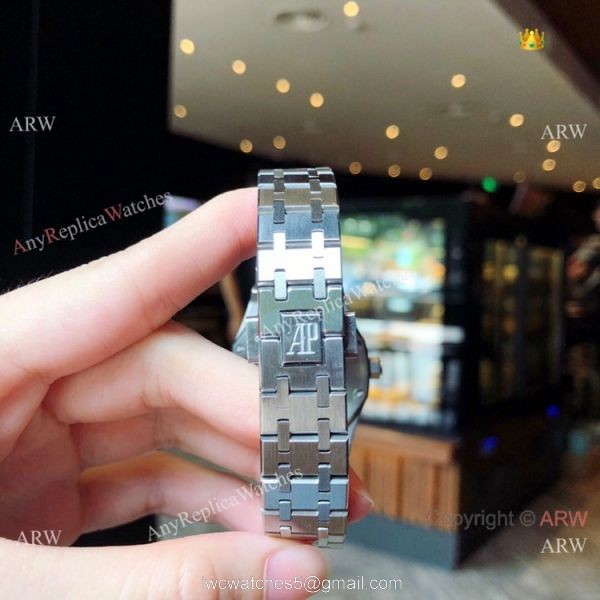 Copy Audemars Piguet Royal Oak Blue dial Lovers Watch Quartz Movement 7