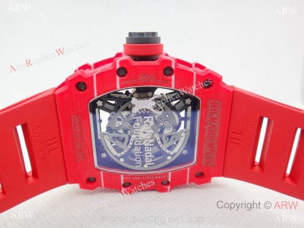 Swiss Grade 1 Richard Mille RM35-02 Rafael Nadal Watches Rubber Strap 7