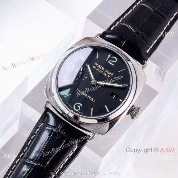 (VS) Swiss Copy Panerai Radiomir Black Seal 3 Days Automatic Watch Black Dial 7