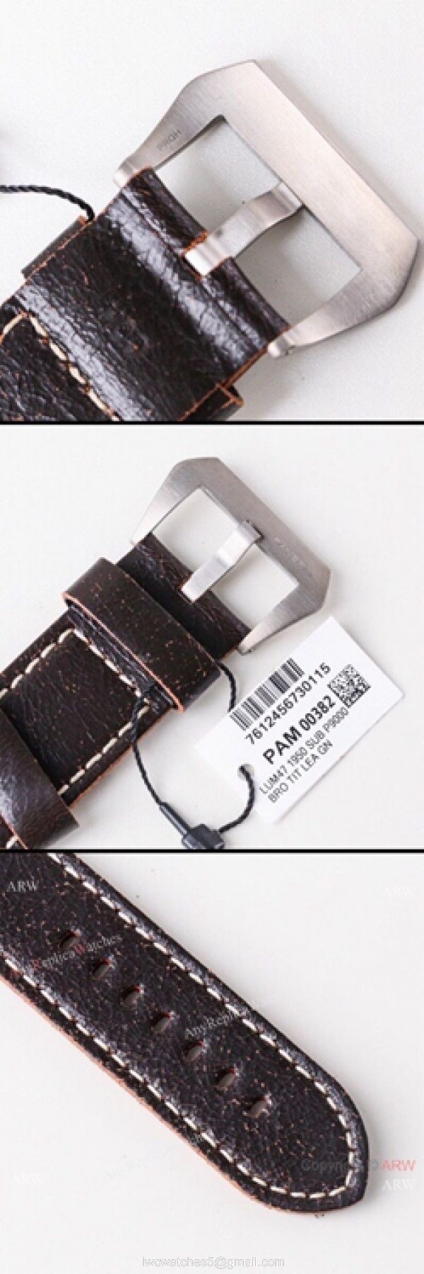 (VS) 1-1 Swiss Copy Panerai Luminor Submersible P9000 Bronzo Watch Pam382 7