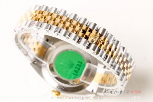 N9 Factory Copy Rolex Datejust Jubilee Gold Micro Face 39mm Watch ETA2836 7