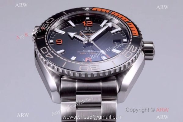 (VSF)Omega Seamaster Super Clone Planet Ocean 600M Watch Black and Orange Ceramic Bezel 7