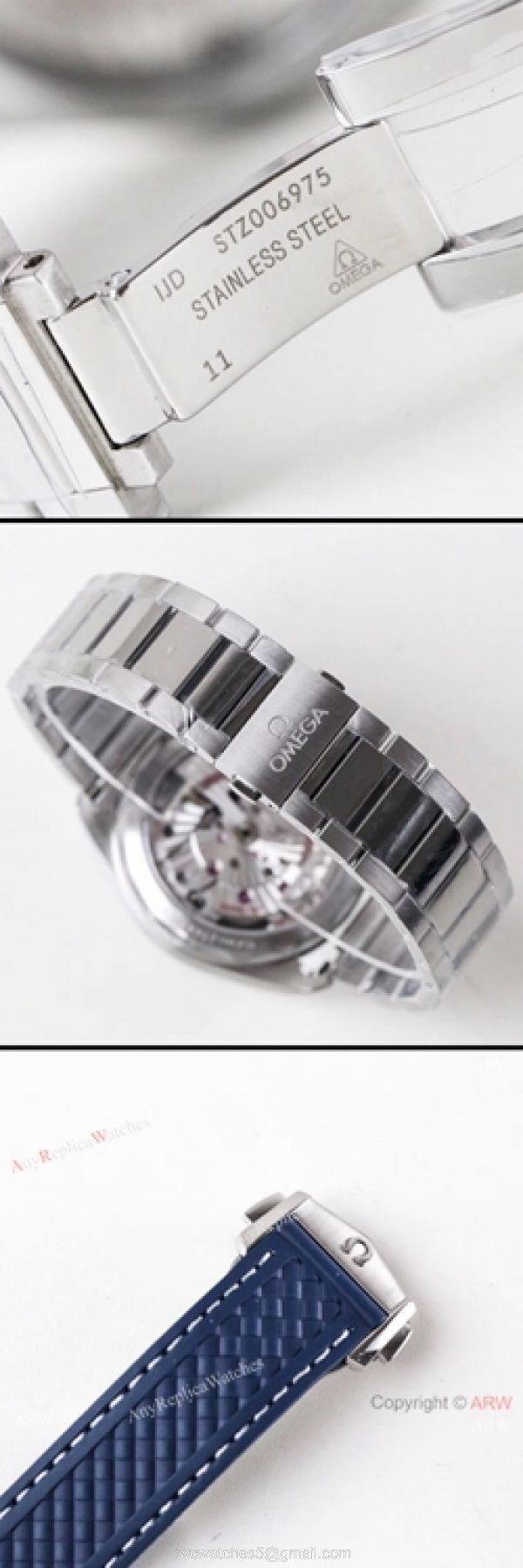 Swiss Grade 1 Omega Seamaster Aqua Terra Master 150m SS Gray Dial VSF 8900 Watch 7