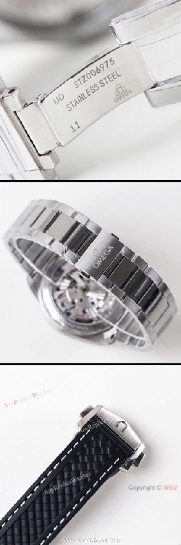 (VSF) Swiss Omega Seamaster Aqua Terra Copy Watch Black Face Watch 41mm 7