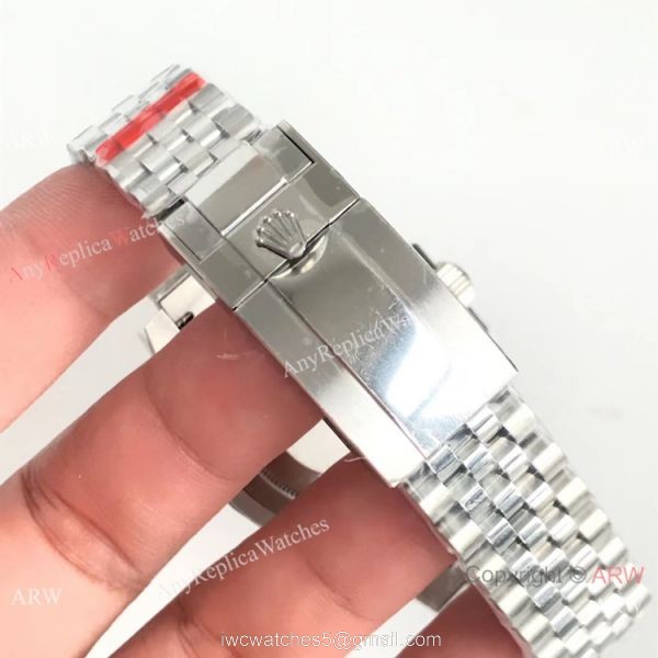 (EW) Swiss ETA2836 Rolex Batman Replica Watch Ss Jubilee Strap 7