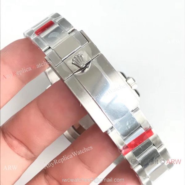 (EW) Swiss Replica Rolex 116719 GMT-Master II Pepsi Bezel New Blue Dial Watch 7