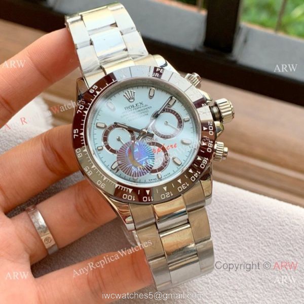 Copy Rolex Daytona 40 Stainless Steel Black Ceramic Bezel watches 7
