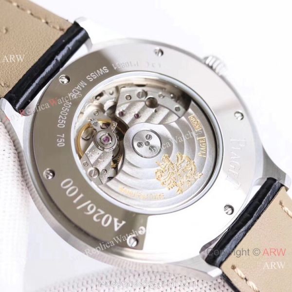 Swiss Grade Piaget Emperador Coussin Dual Time Zone Watch SS Diamond 7