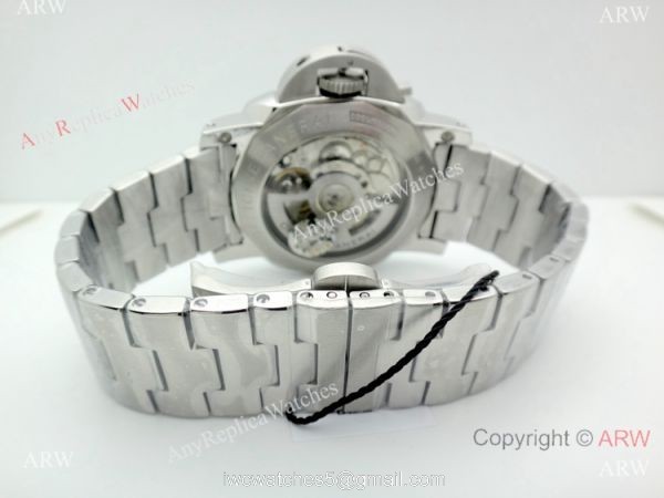 Copy Panerai PAM 674 Luminor Watch Stainless Steel Brown Marker 7