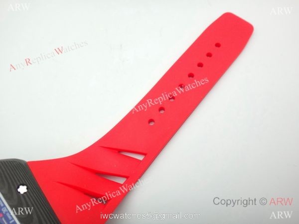 Swiss Replica Richard Mille RM70-01 Carbon Red Rubber Strap Watch 7