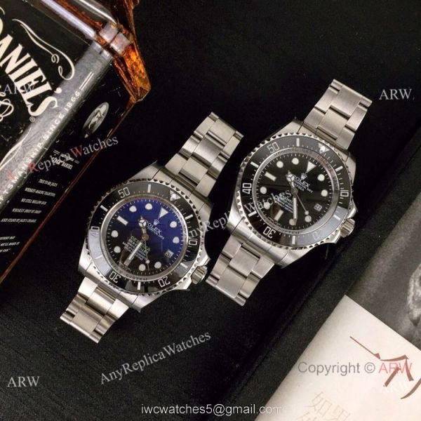 Rolex Deepsea Blue Replica Watch Stainless Steel Automatic Movement 7