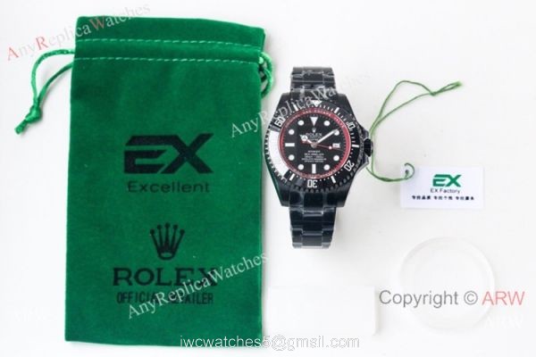 (EX) Swiss Replica Rolex Deepsea BAMFORD Watch Black PVD 44mm 7