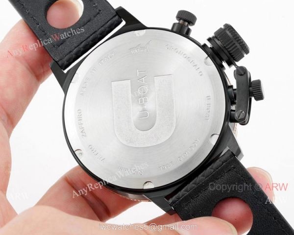 New Style U-Boat Flightdeck Chronograph Replica Watch White Markers 7