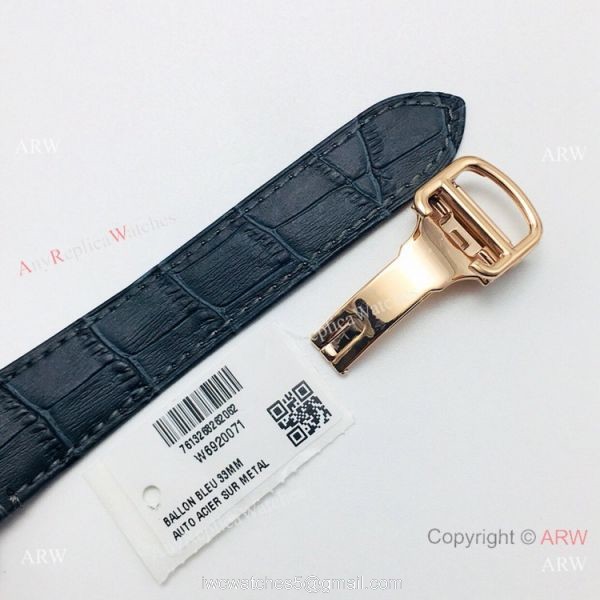 (GB) Swiss Replica Cartier Santos de Watch Two Tone Rose Gold White Dial 7