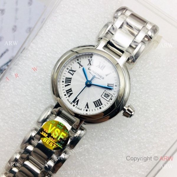 (VS) 2019 Replica Longines PrimaLuna Watch Stainless Steel New Dial 7