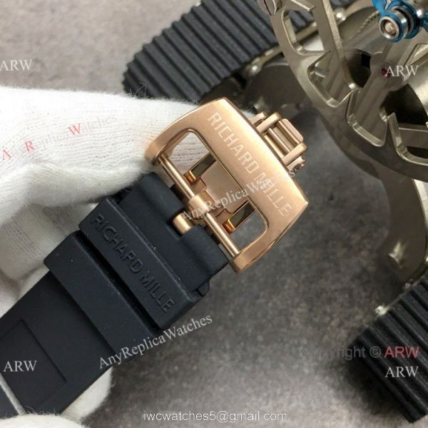 Swiss Richard Mille RM 052 Skull Rose Gold Watch Best Replica Watches China Dealer 7