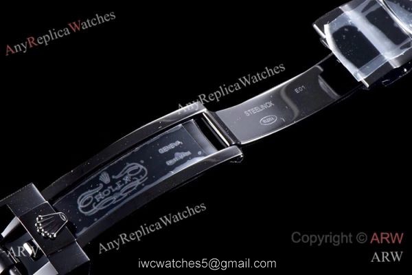 KS Factory Fake Rolex GMT Master II Swiss ETA 126710blnr-0002 Black PVD Watch 7