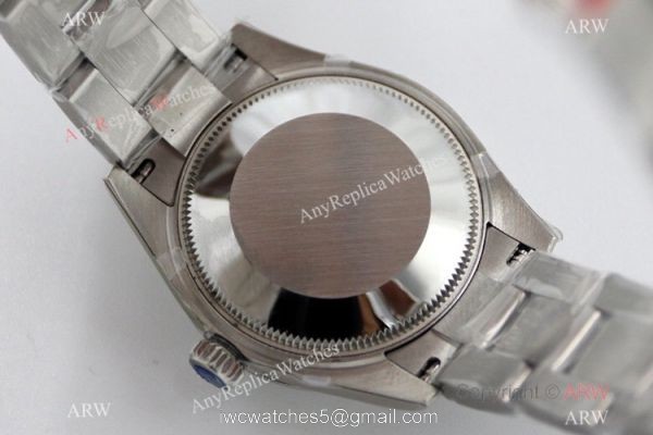 EW Factory 31mm Swiss Replica Rolex Oyster Perpetual Watch 316L Stainless Steel 277200 Candy Pink Dial 7
