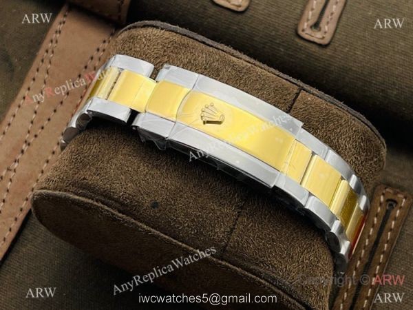 2021 New! DR Factory Rolex Sky-Dweller 42mm Watch Two Tone White Face 7