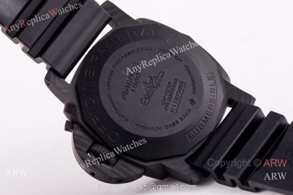 Swiss Grade 1 Panerai Luminor Submersible Carbon Watch VS Factory V2 7