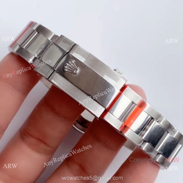 Swiss Replica Rolex Datejust EW Factory 3235 316L Watch Stainless Steel Black Diamond Dial 7