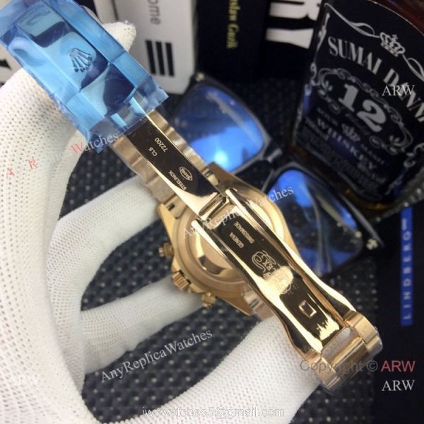 AAA Replica Rolex Daytona 40mm Watches Rose Gold Black Ceramic 7
