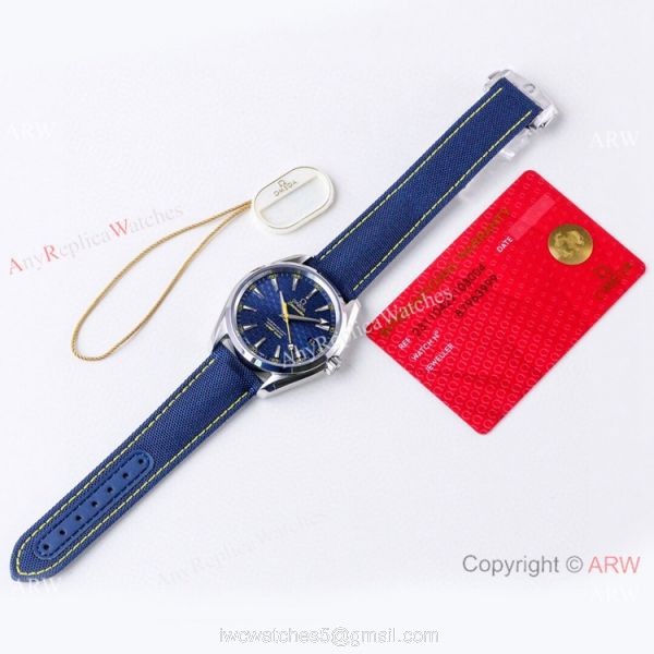 VSF Omega Seamaster 15007 Gauss Blue Dial Watch 8500 Movement 7