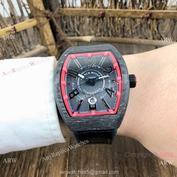 Swiss Quality Replica Franck Muller Vanguard Carbon Krypton Men Watches 7